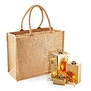 Shimmer Jute Shoppper Gold