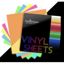 Glow In The Dark HTV  Sheets (6 PCS) TeckwrapCraft