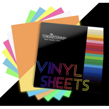 TeckwrapCraft | Glow In The Dark HTV  Sheets (6 PCS) TeckwrapCraft