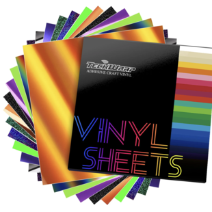 Halloween Adhesive Vinyl Sheets Pack (12 PCS)
