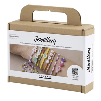 Creativ Company | Mini Creatieve Box Sieraden - Kleurrijke Armbanden