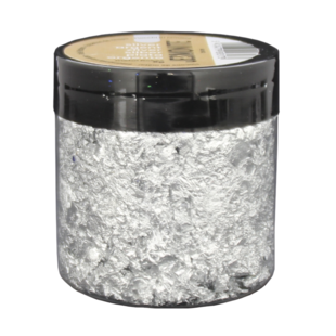 Metalen Vlokken 5g - Zilver