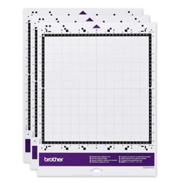 Brother | Standaardmat 12x12" (305x305mm) 3 stuks /B SDX serie