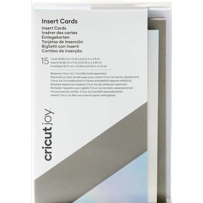 Cricut Insert Cards Grey / Holo R10