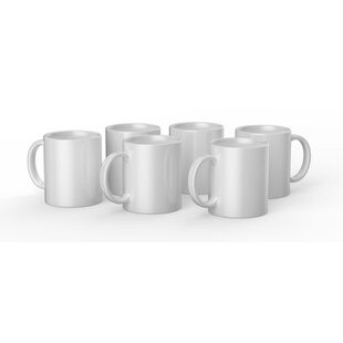 Cricut mug white 340ml - 12oz (6 stuks)