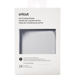 Cricut Foil Transfer Sheets Silver / 10x15cm (24st)