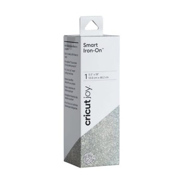 Cricut | Cricut Smart Iron-On Glitter Silver JOY