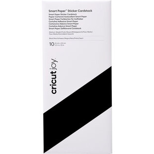 Cricut Smart Sticker Cardstock Black JOY