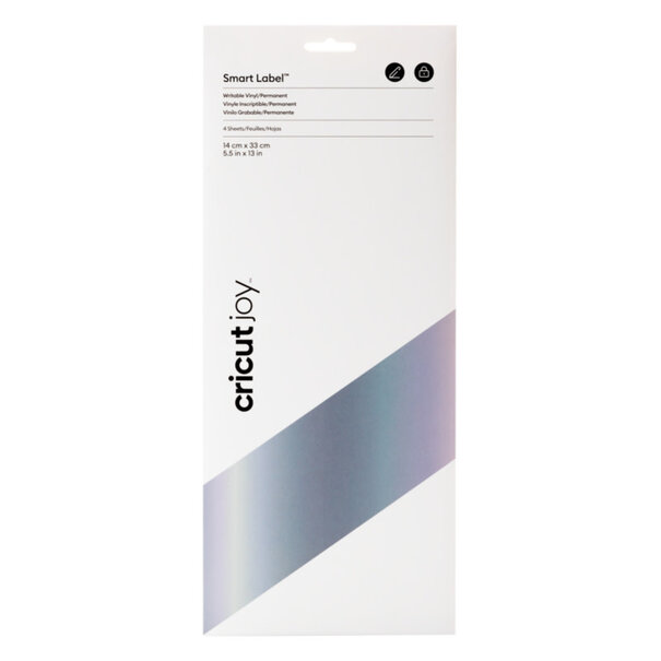 Cricut | Joy Smart Label Writable Permanent SILVER (4sheets)
