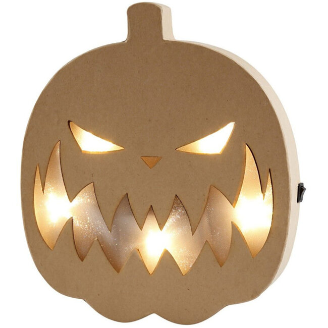 Halloween - Figuur met licht / Pompoen eng