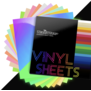 Glow in the Dark Vinyl Sheets Pack TeckwrapCraft  (10 sheets)