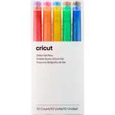 Cricut Glitter Gel pens 10-pack (Rainbow + Pink, Brown, Black)