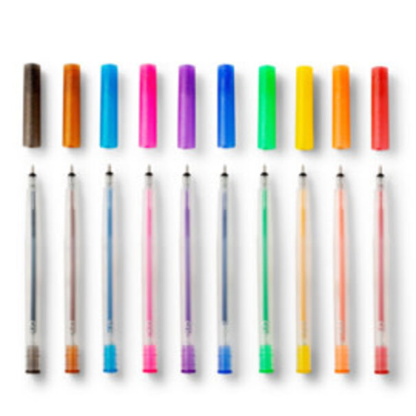 Cricut | Cricut Glitter Gel pens 10-pack (Rainbow + Pink, Brown, Black)