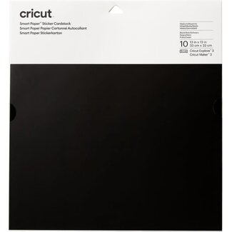 Cricut | Cricut Smart Sticker Cardstock 33x33cm Black (10st)