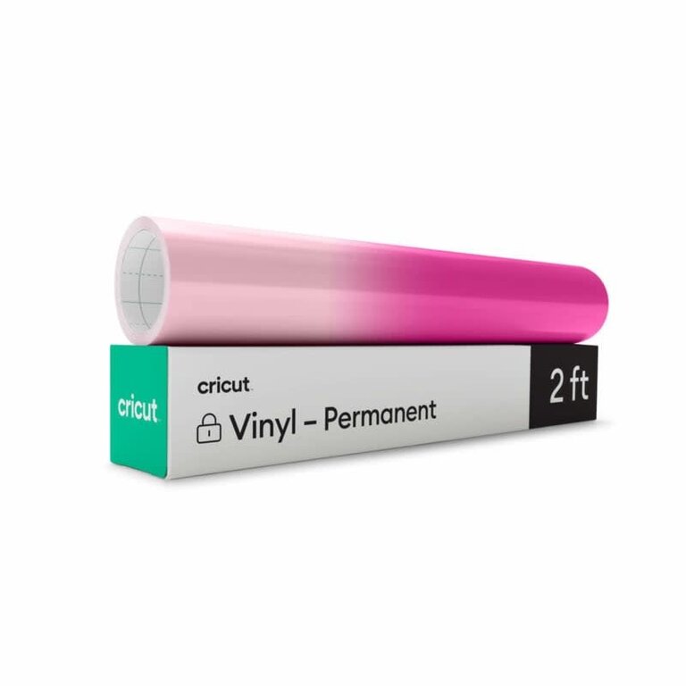 Cricut | Color-Changing Vinyl Permanent Cold-Activated Light Pink - Magenta (1 sheet)