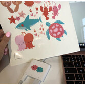 Voordeelpakket Wit GLOSSY Stickervel Inkjet - 10xA4