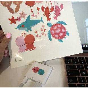 Voordeelpakket Wit GLOSSY Stickervel Inkjet - 10xA4