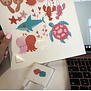 Voordeelpakket Wit GLOSSY Stickervel Inkjet - 10xA4