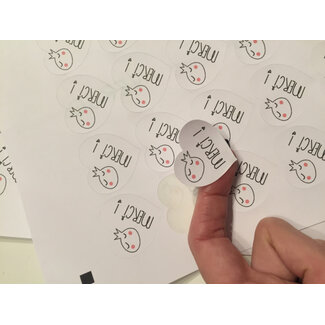 Printbaar Wit Stickerpapier / 10xA4
