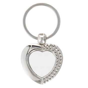 Subli-Print | Sublimatie sleutelhanger Hartvorm (kort)