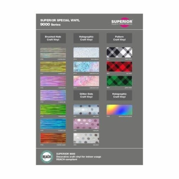 Superior | Kleurenkaart SUPERIOR 9000 Special Vinyl