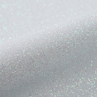 Glitter Rainbow White - G0105