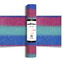 Ombré Glitter Heat Transfer Vinyl 1,5m - Rainbow Blue Teckwrapcraft