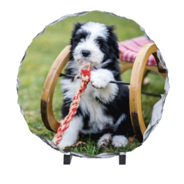 Subli-Print | Sublimatie - Photo Slate Glossy (Rond) Ø 15