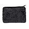  Sequin make-up tasje sublimatie- Black enkel