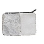 Sequin make-up tasje sublimatie- Silver dubbel