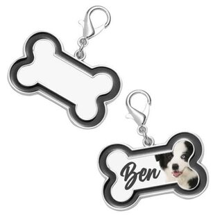 Sublimatie - Name Tag Bone (5 stuks)