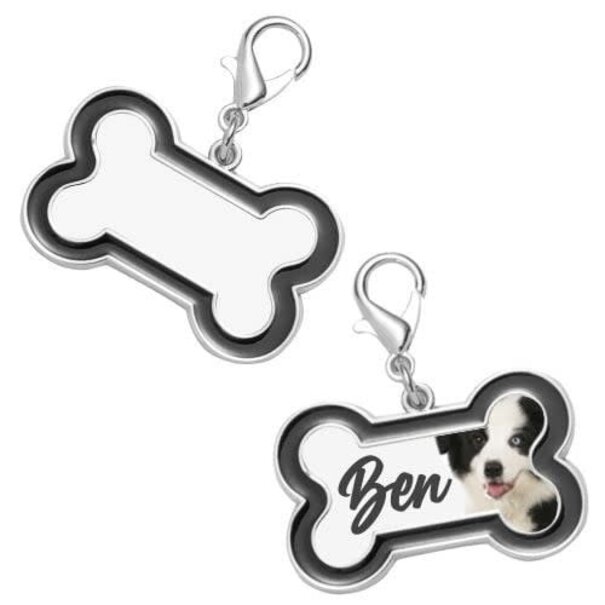 Subli-Print | Sublimatie - Name Tag Bone (5 stuks)