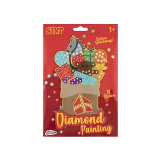 Grafix | Mozaïek Diamond Painting XL - De Zak Van Sinterklaas