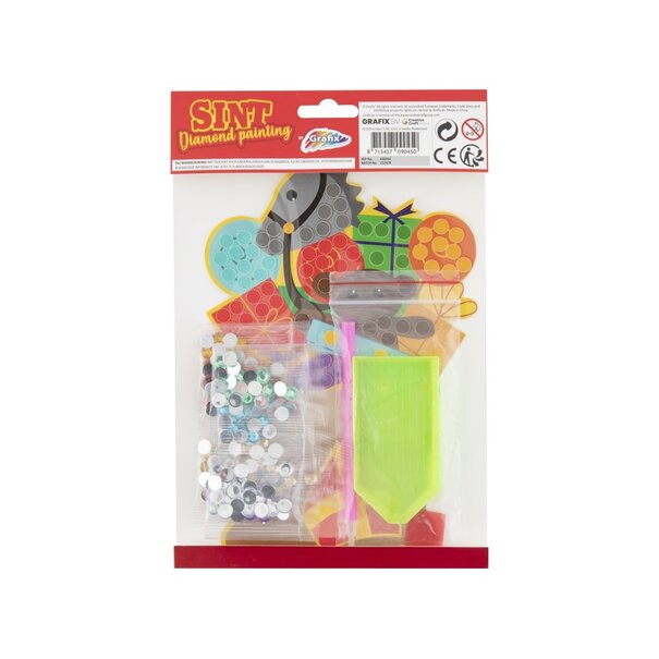 Grafix | Mozaïek Diamond Painting XL - De Zak Van Sinterklaas