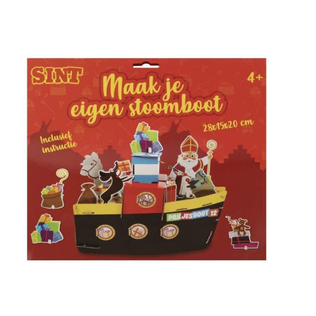 Sint Knutselset - Maak je eigen stoomboot