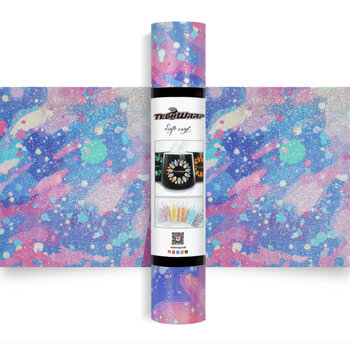 TeckwrapCraft | Glitter Brush Adhesive Vinyl - Watercolor Spots (1,5m) TeckwrapCraft