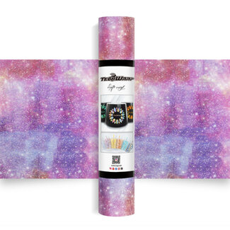 TeckwrapCraft | Glitter Brush Adhesive Vinyl - Nebula Purple TeckwrapCraft (1,5m)