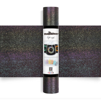 TeckwrapCraft | Glitter Brush Adhesive Vinyl - Nebula Black TeckwrapCraft  (1,5m)