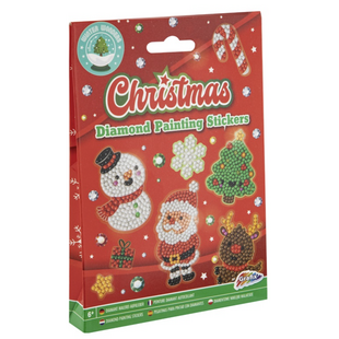 XMAS - Diamond Painting Stickers (12 stuks)