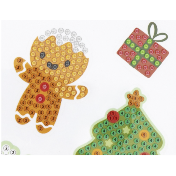 Grafix | XMAS - Diamond Painting Stickers (12 stuks)
