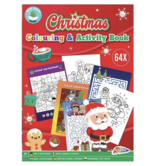 XMAS - Kleuren En Activiteiten Boek A4
