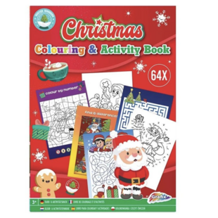 XMAS - Kleuren En Activiteiten Boek A4