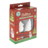 XMAS - Verf je eigen figuren (Sneeuwpop en Kerstboom)