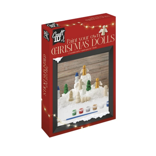 Craft1D | XMAS - Schilder Je Eigen Kerstpopjes