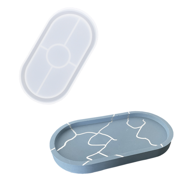 Silicone mal - Ovalen Schaal