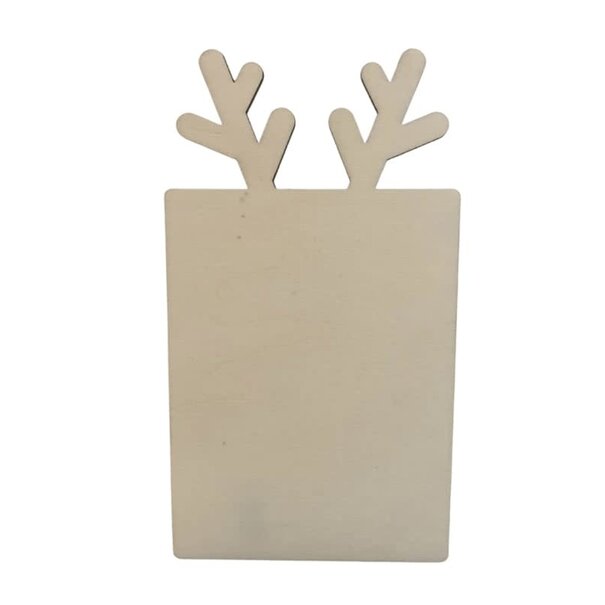Feeërieke | Houten kaart - Rendier