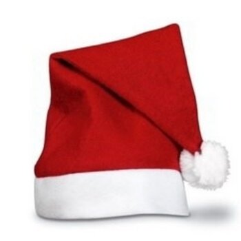 L-merch Kerstmuts - rood