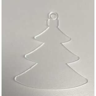 Plexiglas transparant Kerstboom