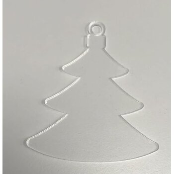 Plexiglas transparant Kerstboom