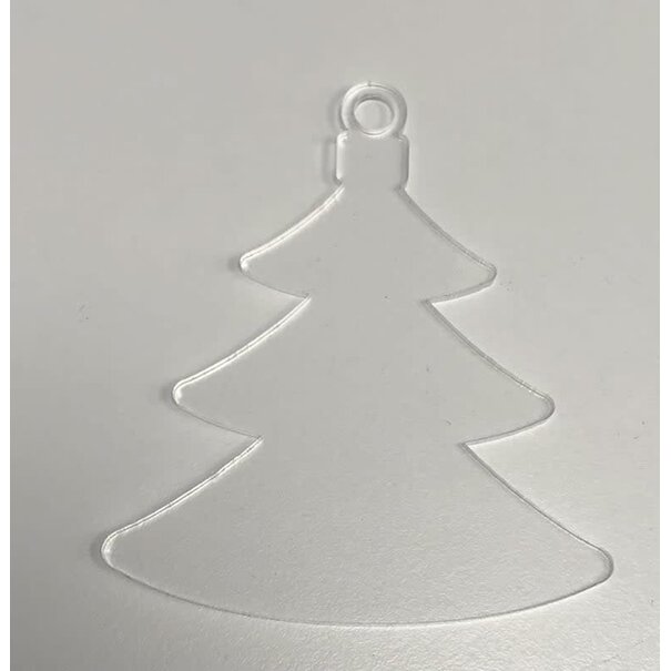 Plexiglas transparant Kerstboom